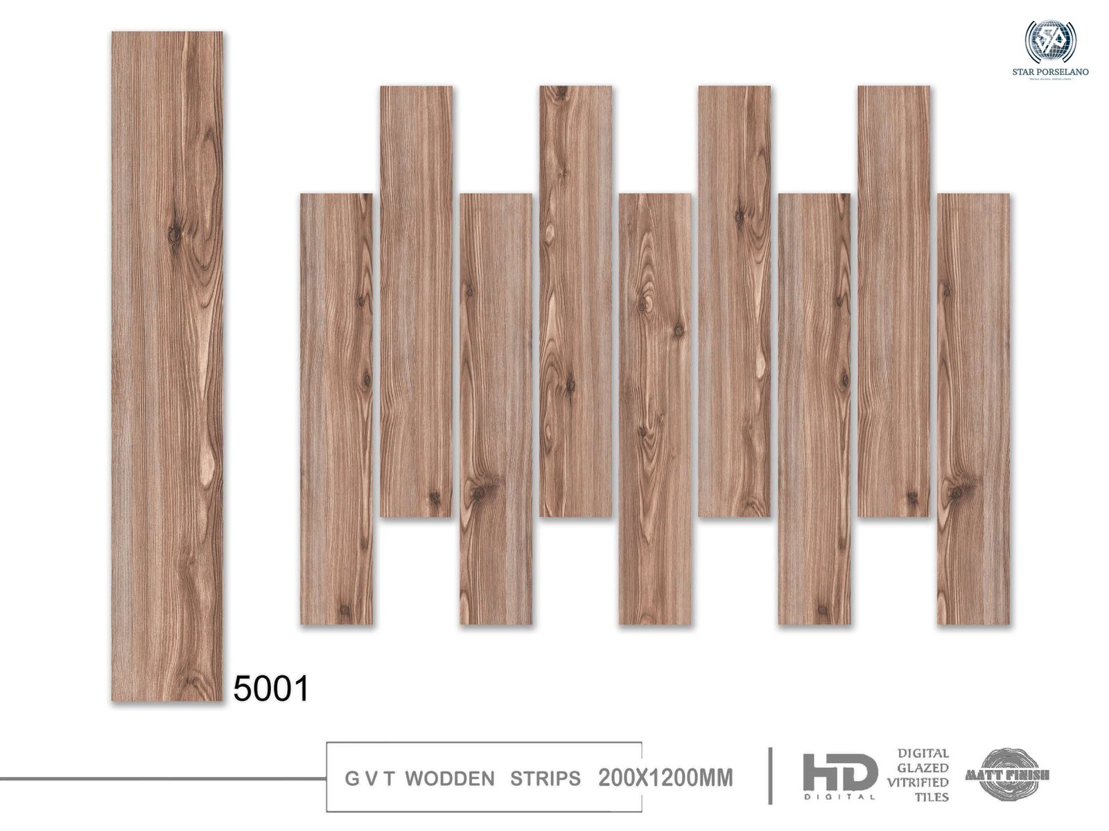 20x120cm GVT Wood Planks 6