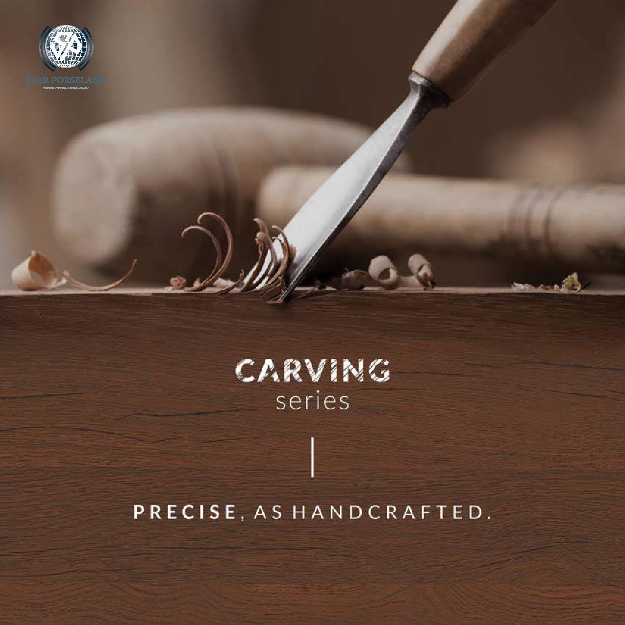 Carving 20x120cm GVT Wood Planks